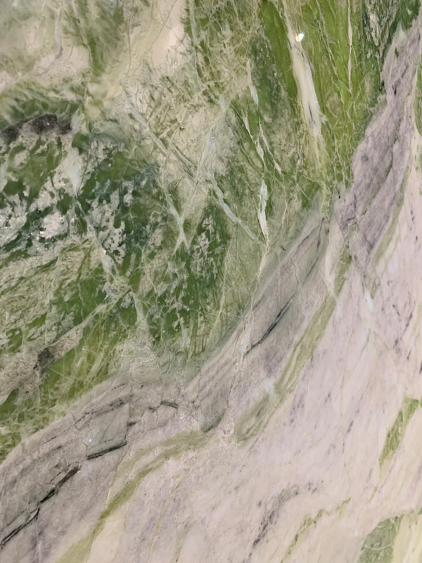 Ice Green Onyx translucent thin stone panel