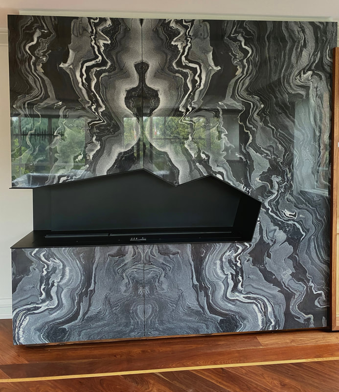 Fireplace Close Up Floro Orig — Fireplaces & Wall Features
