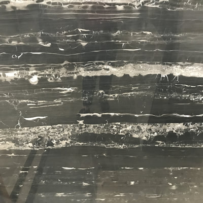 Nero Antico Marble translucent thin stone panel