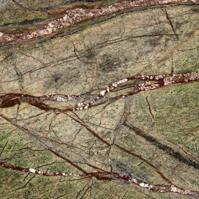 Rainforest Green Marble translucent thin stone panel