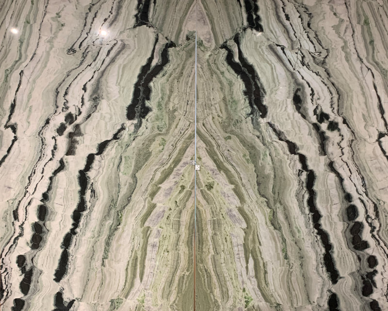 Green Wave Onyx translucent thin stone panel