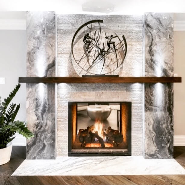 Lbb Fireplace Full View Copy — Fireplaces & Wall Features