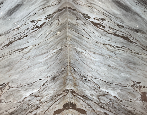 Brazilian Blue Marble translucent thin stone panel