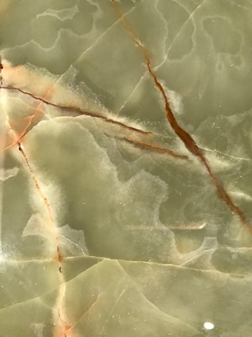 Green Onyx translucent thin stone panel